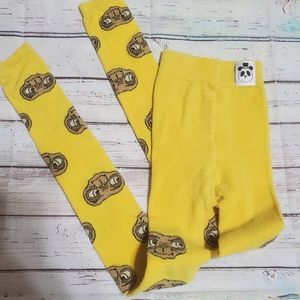 Mini rodini e.t. footless tights 8/9 htf